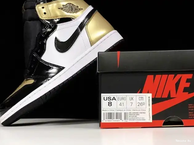 Rep TBK 1 Retro Toe 861428-007 High Glod Air Jordan 0324